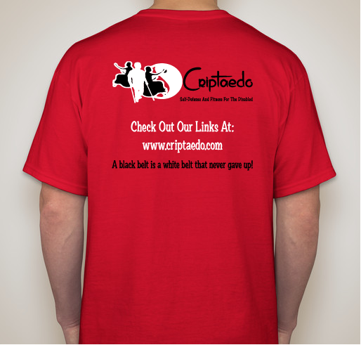 Criptaedo Self Defense And Fitness For The Disabled Fundraiser - unisex shirt design - back