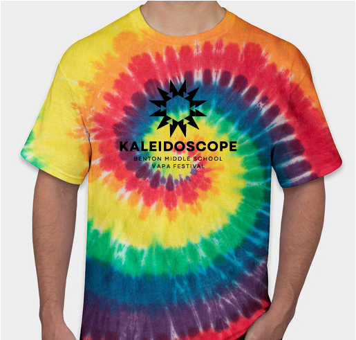 Kaleidoscope - Benton VAPA Festival Fundraiser - unisex shirt design - small