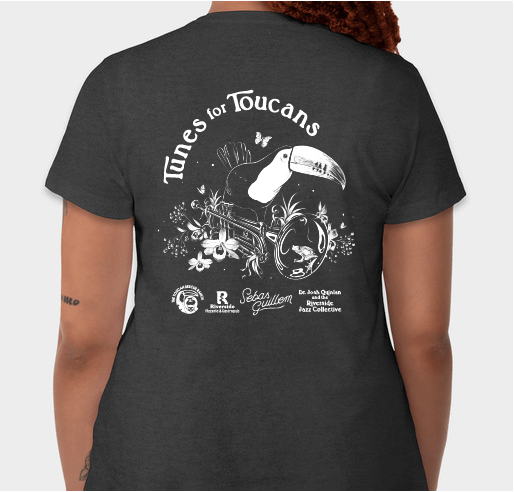 Tunes for Toucans Fundraiser - unisex shirt design - back