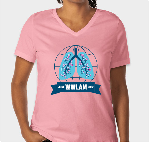 Worldwide LAM Awareness Month 2022 Fundraiser - unisex shirt design - front