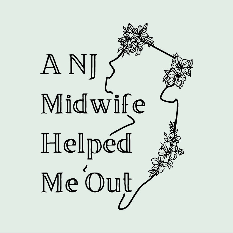New Jersey Affiliate of the American College of Nurse Midwives shirt design - zoomed