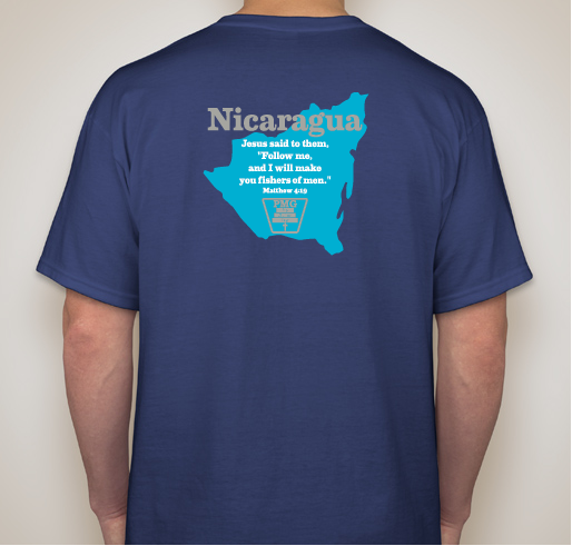 2015 Nicaragua Mission Fundraiser Fundraiser - unisex shirt design - back