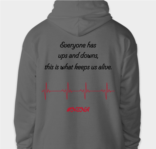Here's to the Heroes! Hoodies Fundraiser - unisex shirt design - back