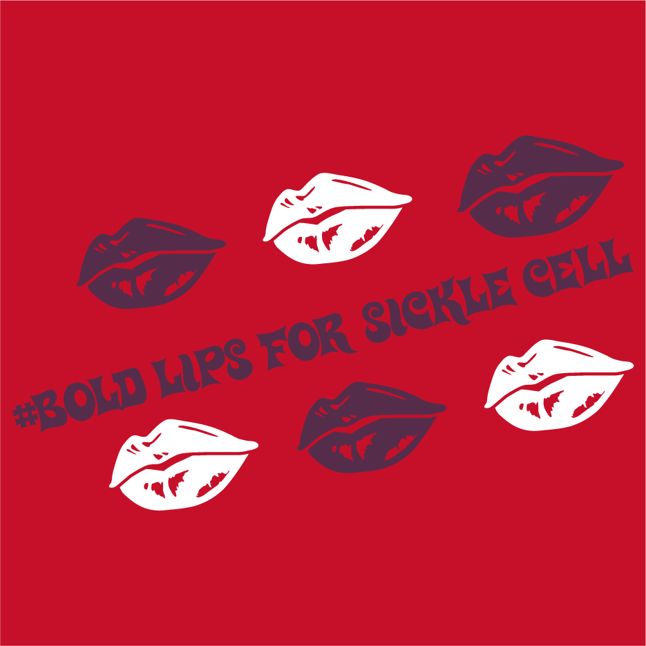 Sickle Cell shirt design - zoomed