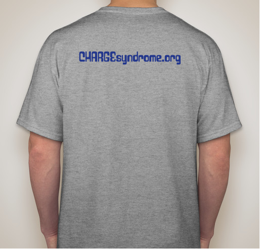 CHARGE Awareness Ribbon Fundraiser - unisex shirt design - back