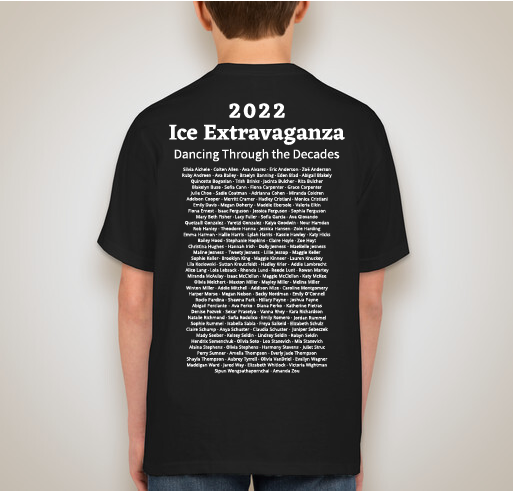 Dancing through the Decades Ice Show Shirt 2022 shirt design - zoomed