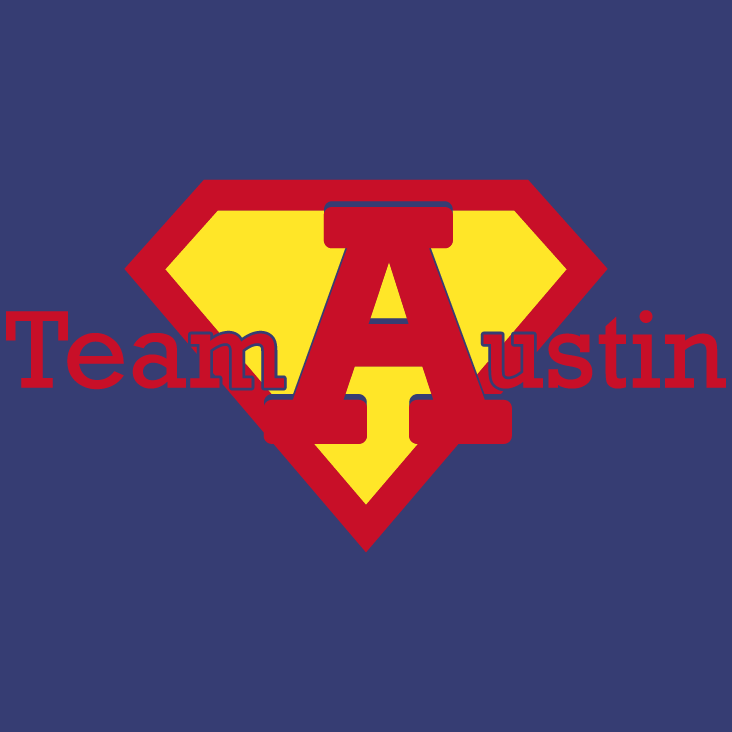 Support Austin Our Hero Fundraiser shirt design - zoomed