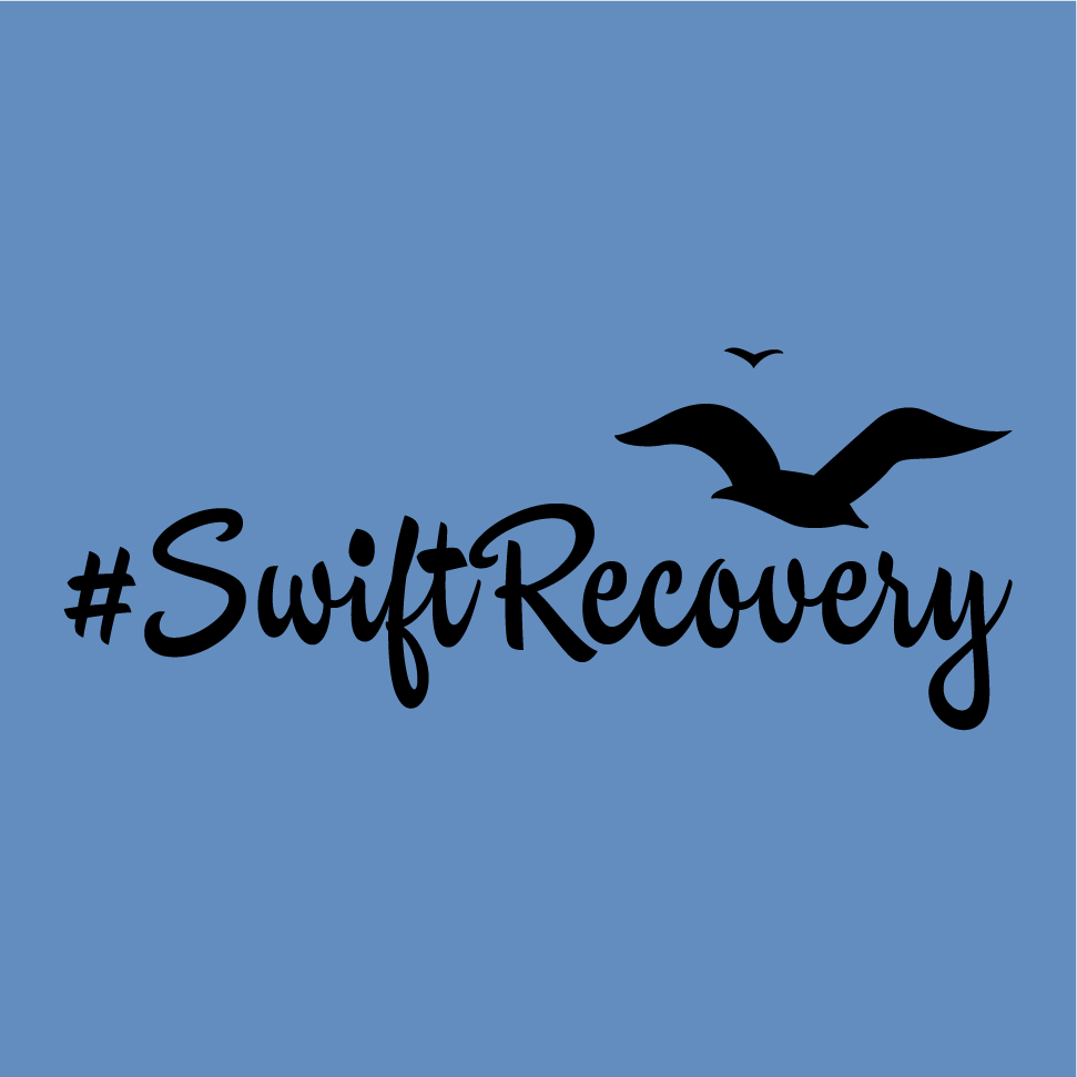 A Swift Recovery shirt design - zoomed