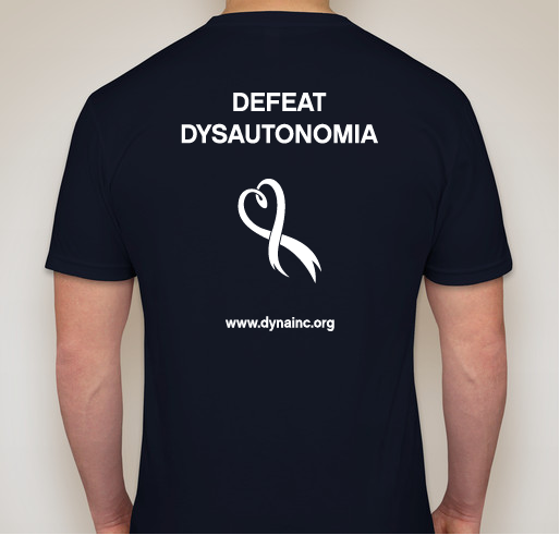 DYNA Spring 2015 Dysautonomia Fundraiser Fundraiser - unisex shirt design - back
