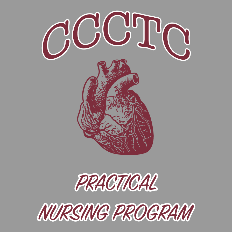 CCCTC Licensed Practical Nursing Fundraiser shirt design - zoomed