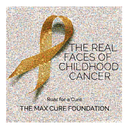 2015 Real Faces of Childhood Cancer Mosaic Benefitting The Max Cure Foundation shirt design - zoomed