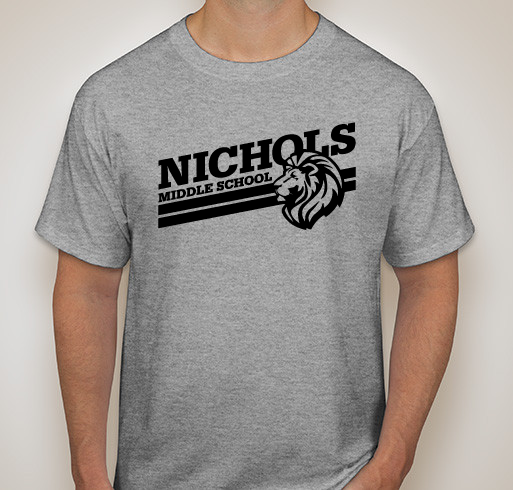 Nichols Lion Fundraiser - unisex shirt design - front