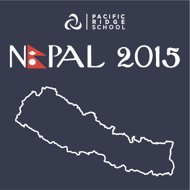 PRS Nepal Relief Fundraiser shirt design - zoomed
