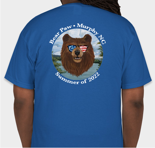2022 Bear Paw t-shirts Fundraiser - unisex shirt design - back