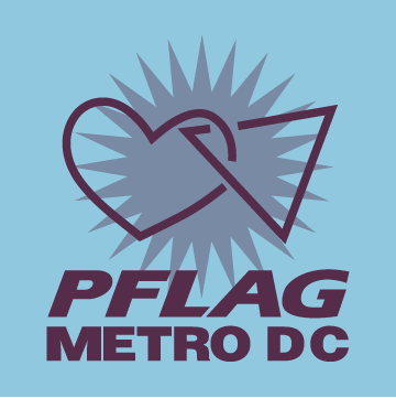 PFLAG Metro DC shirt design - zoomed