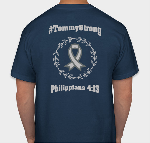 Tommy's Battle Fundraiser - unisex shirt design - back