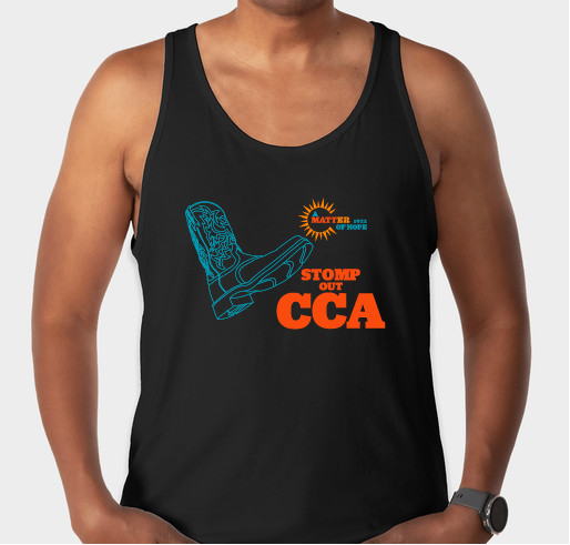 A Matter of Hope 2022-- Stomp Out CCA Fundraiser - unisex shirt design - front