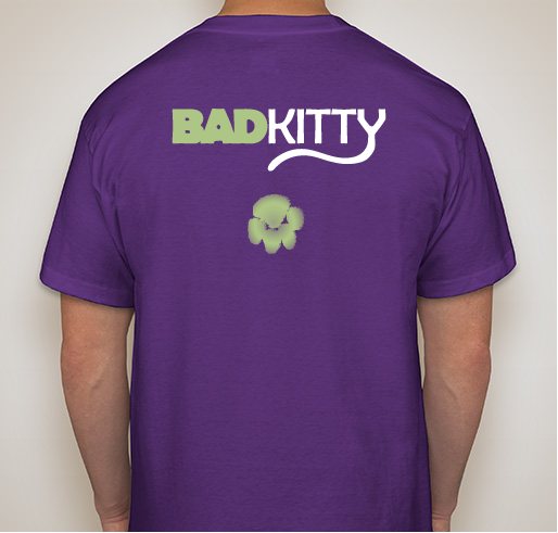 Bad Kitty Winery Startup Fundraiser - unisex shirt design - back