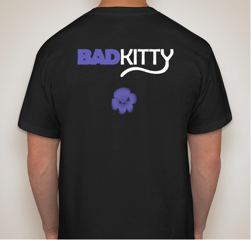 Bad Kitty Winery Startup Fundraiser - unisex shirt design - back