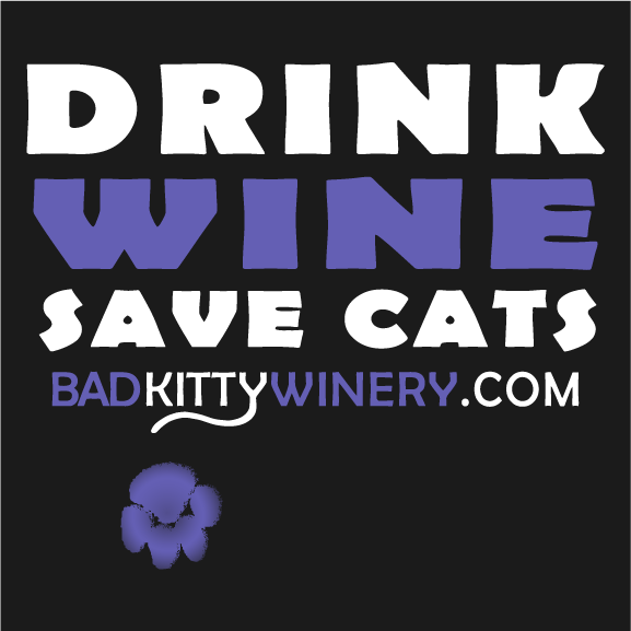Bad Kitty Winery Startup shirt design - zoomed