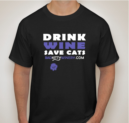 Bad Kitty Winery Startup Fundraiser - unisex shirt design - front