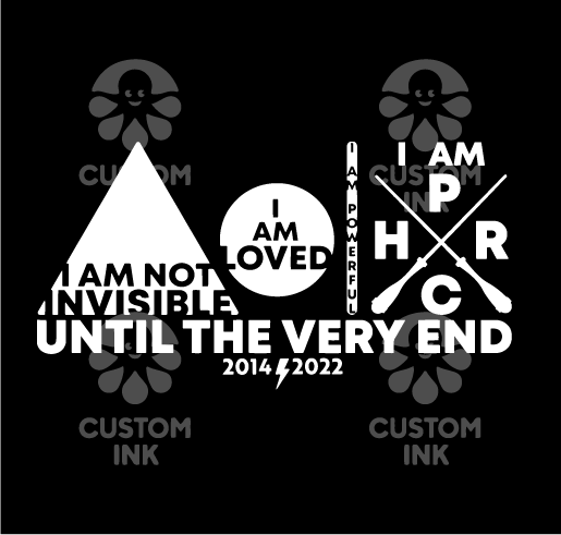 PHRC Until The Very End shirt design - zoomed