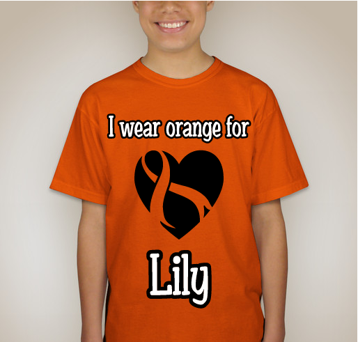 lily's fight against leukemia Fundraiser - unisex shirt design - back