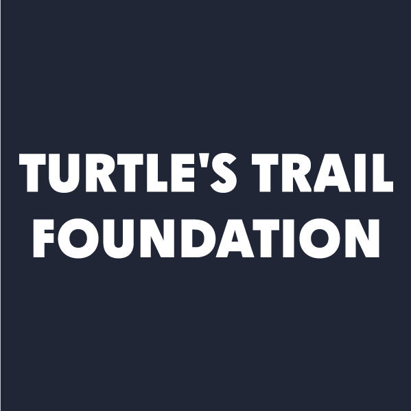 Turtles Trail Foundation T-shirt - Navy shirt design - zoomed