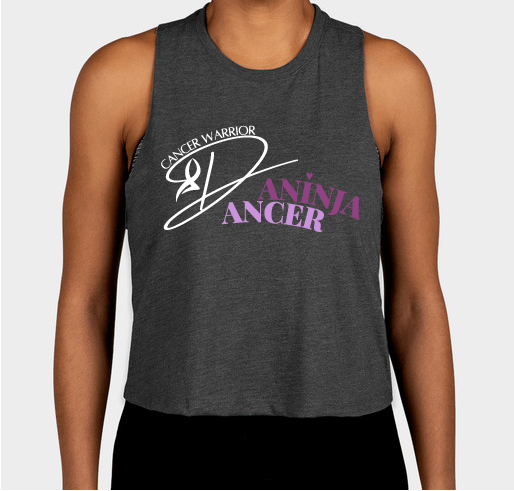 DANINJA DANCER - CANCER WARRIOR : buy a shirt to help raise funds for Dani’s journey with Lymphoma Fundraiser - unisex shirt design - front