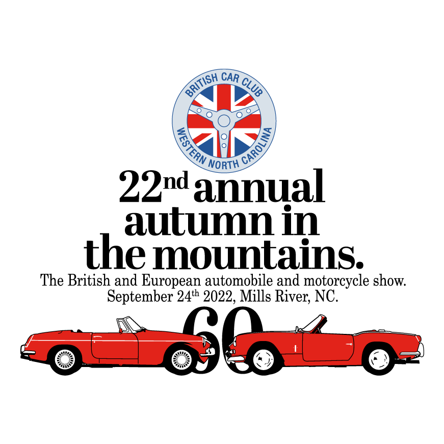 22nd Annual BCCWNC Autumn in the Mountains shirt design - zoomed