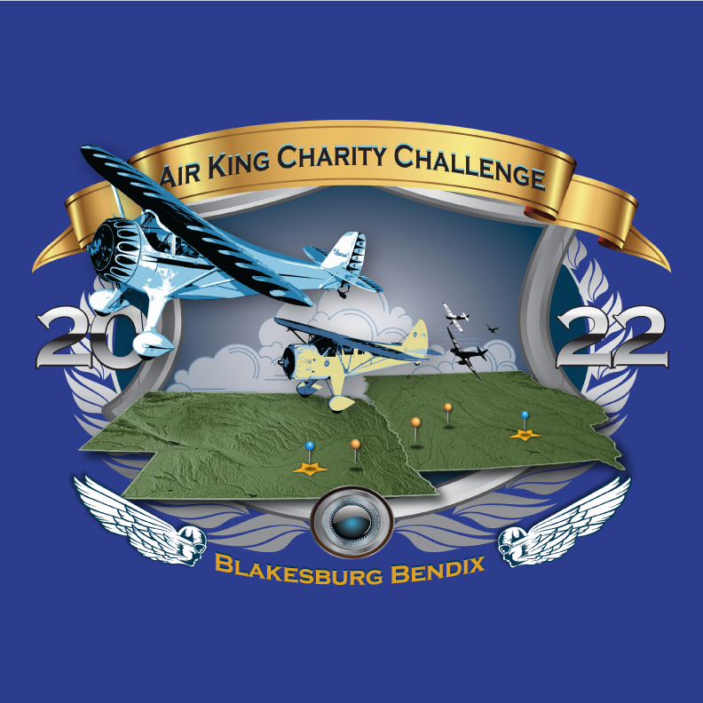 Air King Charity Challenge Shirts shirt design - zoomed