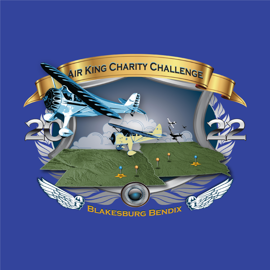 Air King Charity Challenge Shirts shirt design - zoomed