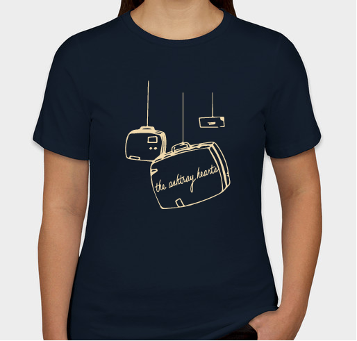 T-shirt Fundraiser for The Ashtray Hearts LP4 Fundraiser - unisex shirt design - front