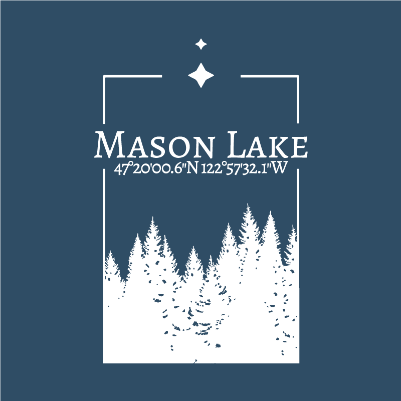 Mason Lake Fireworks 2022 Fundraiser shirt design - zoomed