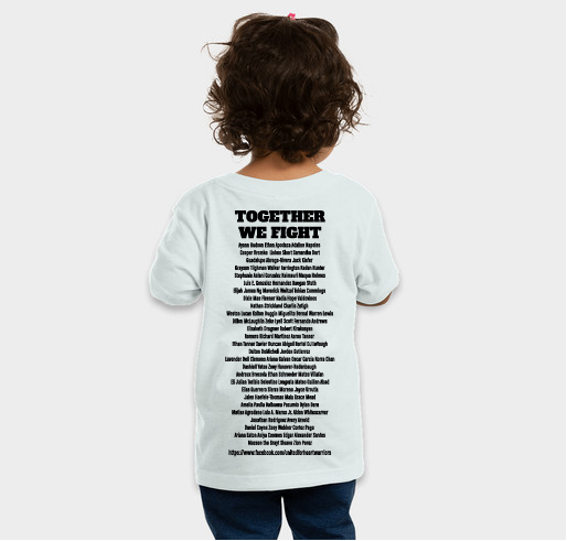 United for Heart Warriors Shirt Fundraiser Fundraiser - unisex shirt design - back