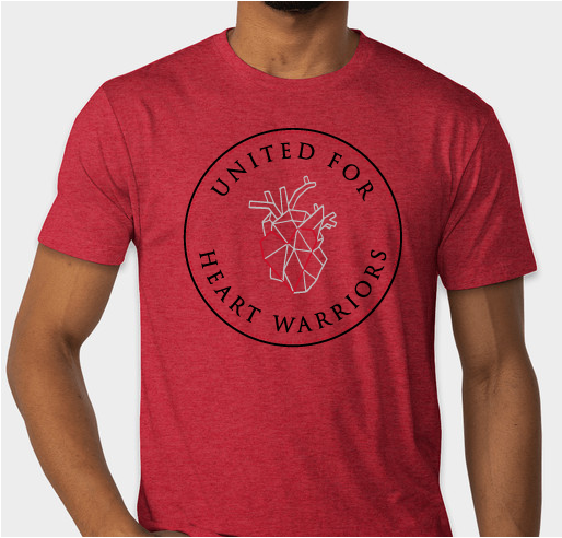 United for Heart Warriors Shirt Fundraiser Fundraiser - unisex shirt design - front