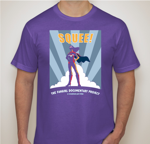 Squee! The Fangirl Documentary Project Fundraiser - unisex shirt design - front