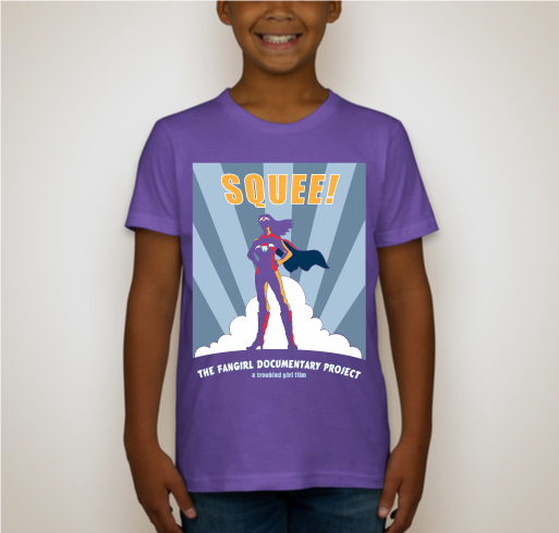 Squee! The Fangirl Documentary Project Fundraiser - unisex shirt design - back