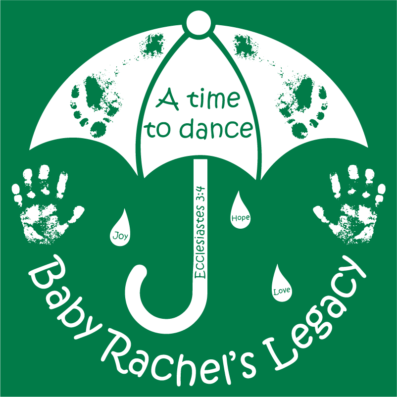 Rachel's Race for Anencephaly Awareness shirt design - zoomed
