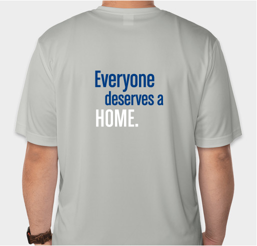 Everyone deserves a home. Fundraiser - unisex shirt design - back