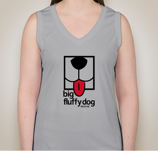 Big Fluffy Dog Rescue Tank Tops! Fundraiser - unisex shirt design - small