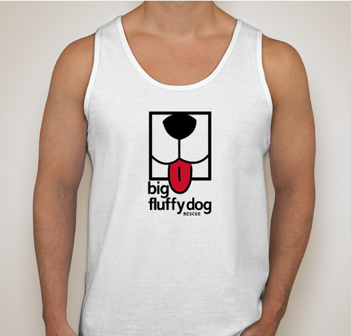 Big Fluffy Dog Rescue Tank Tops! Fundraiser - unisex shirt design - small