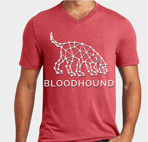 The Official BloodHound Shirt - Red Team Edition Fundraiser - unisex shirt design - front