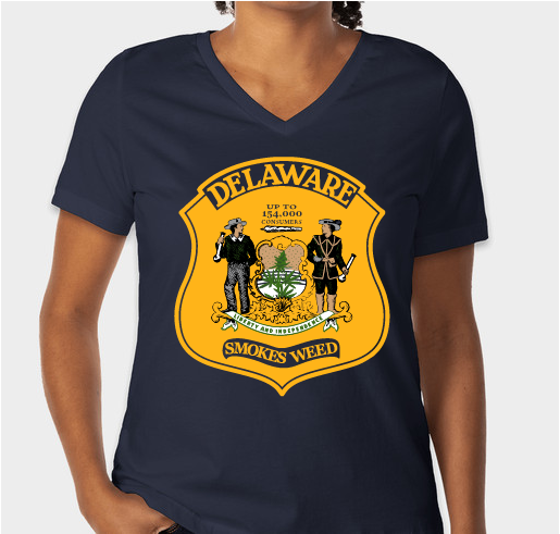 Delaware Smokes Weed Fundraiser - unisex shirt design - front