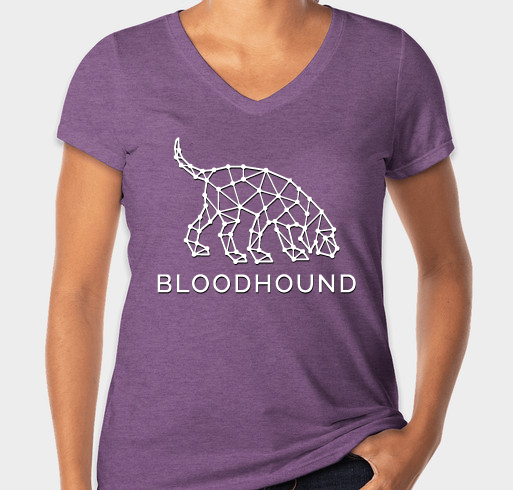 The Official BloodHound Shirt - Purple Team Edition Fundraiser - unisex shirt design - front