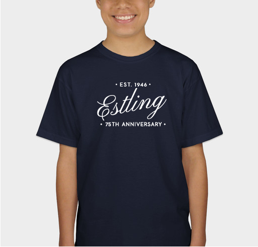 Estling Lake 75th Anniversary! Fundraiser - unisex shirt design - front