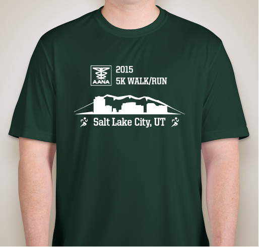 AANA 2015 Fun 5K Walk/Run Fundraiser - unisex shirt design - front