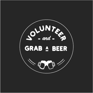 Volunteer And Grab A Beer shirt design - zoomed