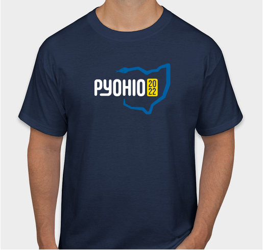 PyOhio 2022 Fundraiser - unisex shirt design - front