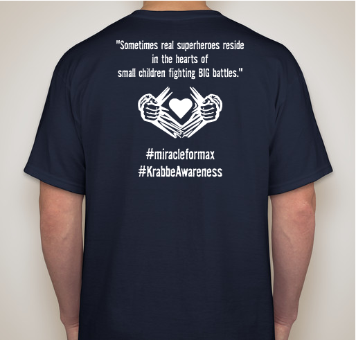 Miracle for Max Fundraiser - unisex shirt design - back